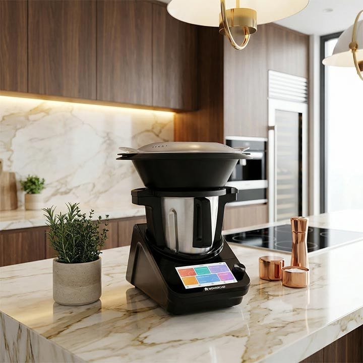Wonderchef Kitchen Robot All-in-One Food Processor, Black & Steel | 63154896