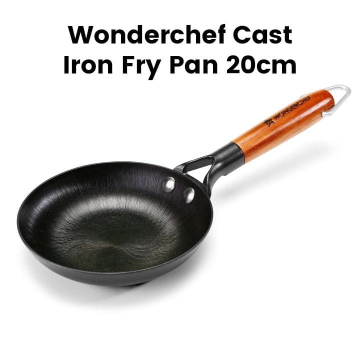 Wonderchef 20 cm Cast Iron Fry Pan - Black | 63154903