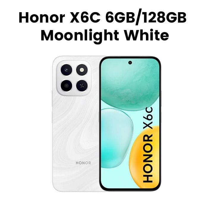 Honor X6C 6GB/128GB Smartphone - White | HON-X6C 06128 W