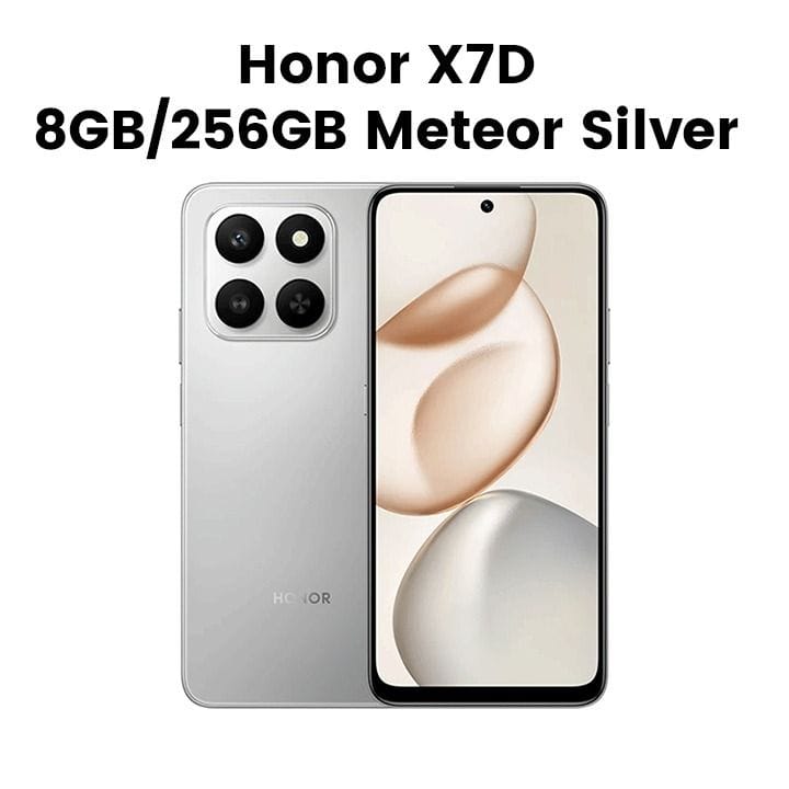 Honor X7D 8GB/256GB Smartphone - Meteor Silver | HON-X7D 08256 MS