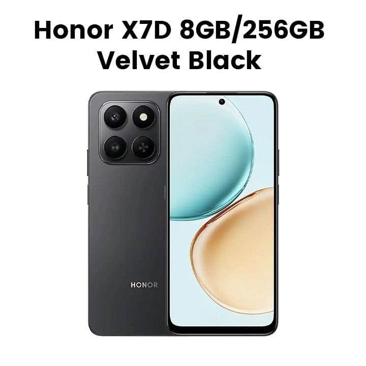 Honor X7D 8GB/256GB Smartphone - Velvet Black | HON-X7D 08256 VK