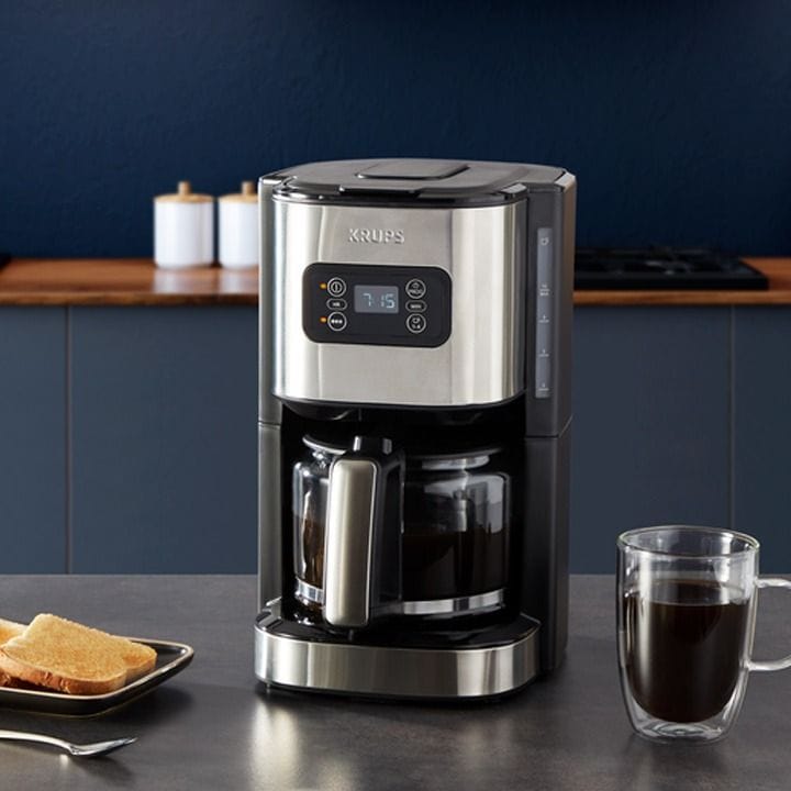 Krups Filter Coffee Maker – Silver/Black | KM480DM0