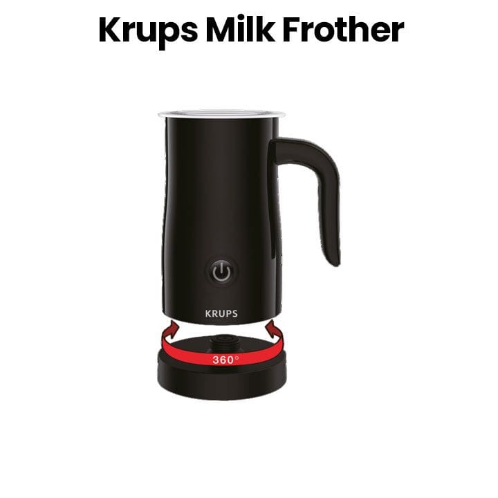 Krups Milk Frother – Black | XL100840