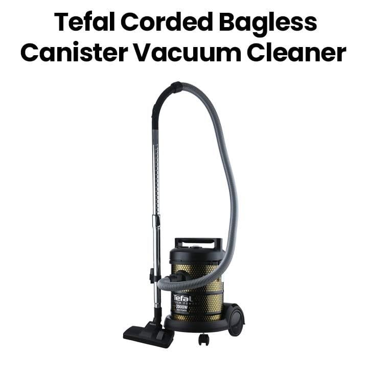 Tefal Corded Bagless Canister Vacuum Cleaner – Black | TW4015