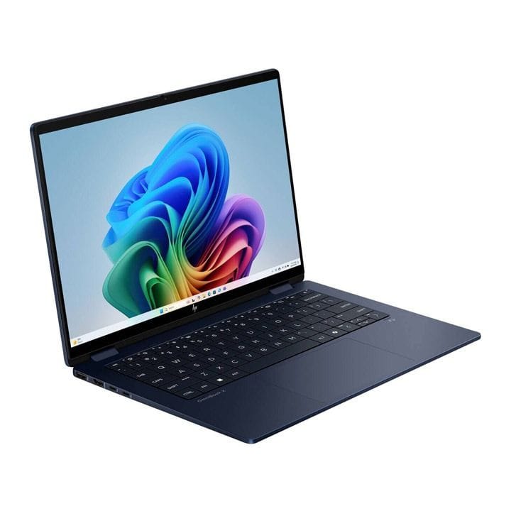 HP OmniBook X-Flip 14-FM0013DX 14" 2K Touch Laptop, Intel Core Ultra 5, 16GB RAM, 512GB SSD, Windows 11 - Atmospheric Blue – B5UJ1UA