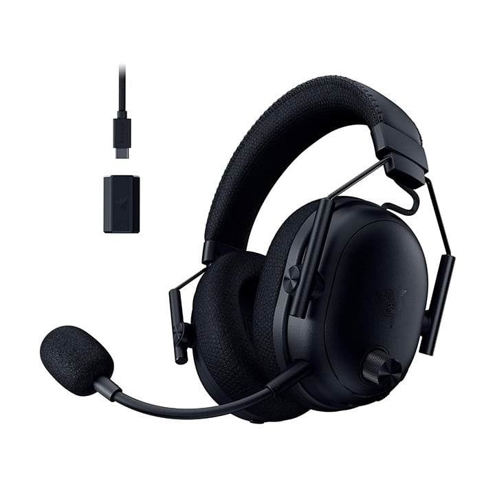 Razer BlackShark V3 Pro Wireless ANC E-Sports Headset – HyperSpeed Wireless, Hybrid ANC, THX Spatial Audio & Detachable Mic – Black | RZ04-05400100-R3M1