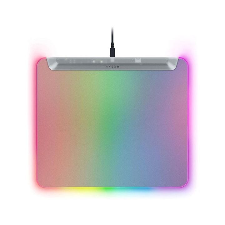 Razer Firefly V2 Pro Fully Illuminated RGB Gaming Mouse Pad – 15-Zone Chroma RGB, Micro-Textured Surface, USB-C Powered – White | RZ02-04920400-R3M1