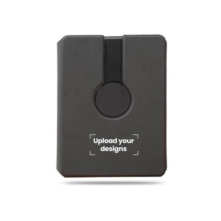 Personalized Change Zero Recycled 10,000mAh 15W MagSafe Wireless Powerbank & A5 Organizer with 32GB Storage – Fast Charging, Eco Design – Black