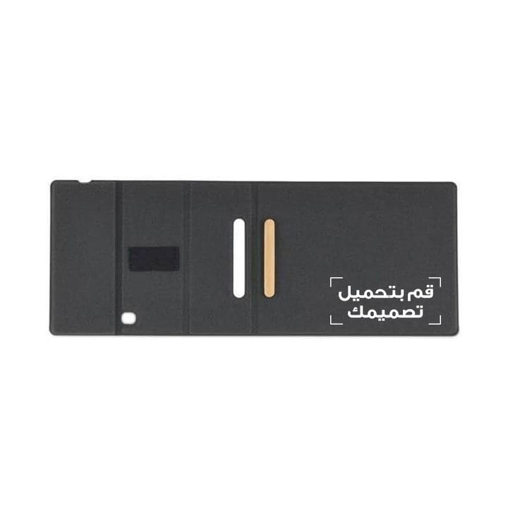 لوحة ماوس وشاحن لاسلكي 15 واط من Change Zero مصنوع من PU معاد تدويره بتصميم مخصص – شحن Qi سريع 15 واط، سطح مضاد للانزلاق، تنظيم للكابلات – أسود