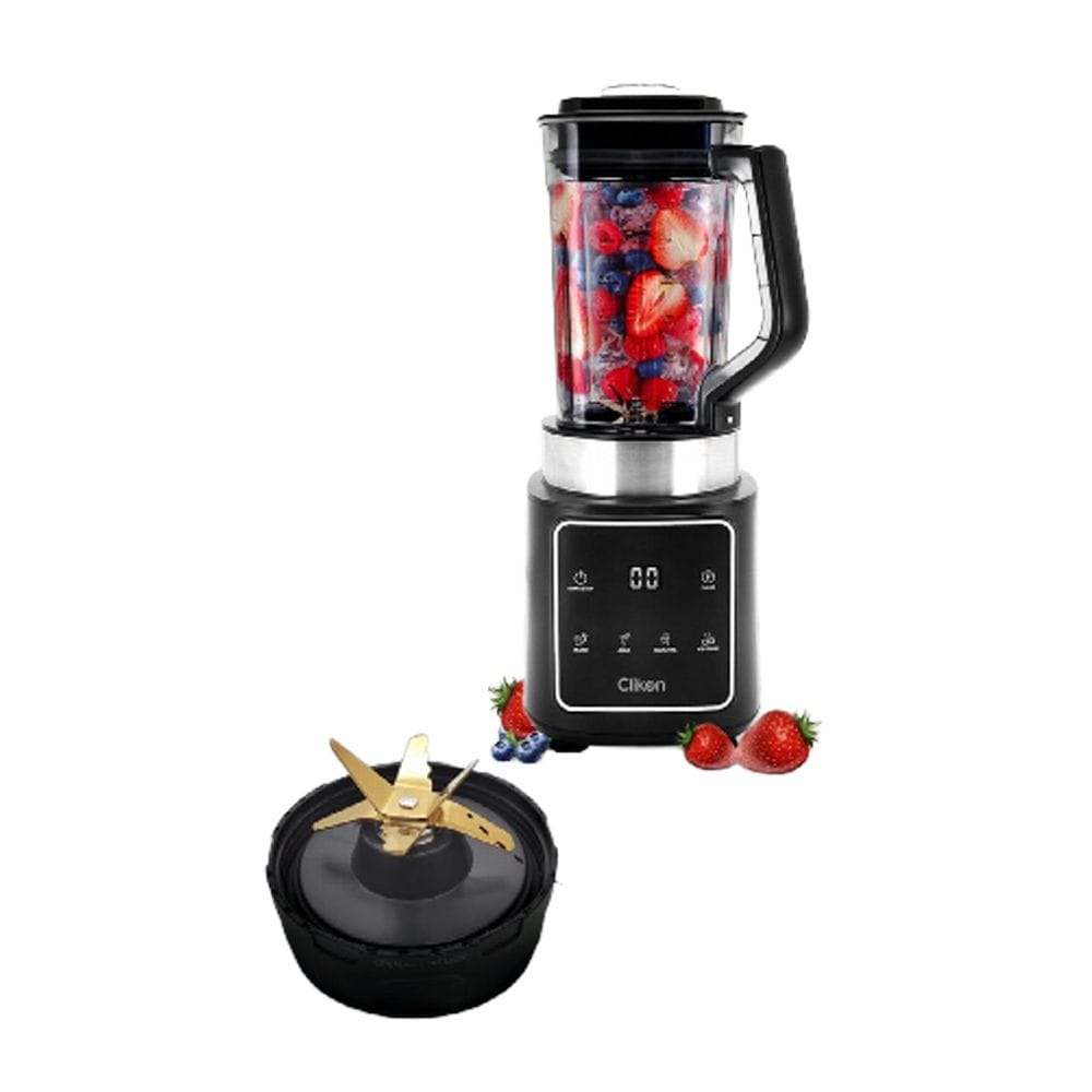 Clikon Power Blender Multi-Function 900W High-Speed Motor, Stainless Steel Blades, Variable Speed Control | Black/Transparent - CK1216