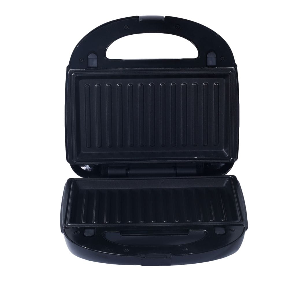 Clikon 3-in-1 Sandwich Maker Interchangeable Grill Plates, Non-Stick Coating, Compact Fast Heating Design | Black - CK2442