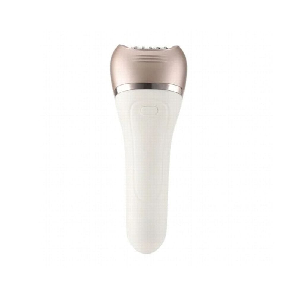 Clikon 3-in-1 Rechargeable Beauty Set Facial Hair Remover, Eyebrow & Nose Trimmer, Portable Grooming Kit | Rose Gold/Pearl White - CK3326