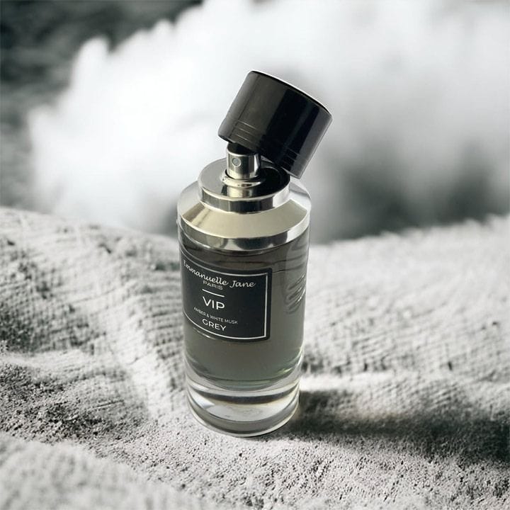 Emmanuelle Jane VIP Grey Unisex Eau de Parfum 90ml – Grapefruit, Jasmine & White Musk Woody Floral Long-Lasting Perfume | 370199