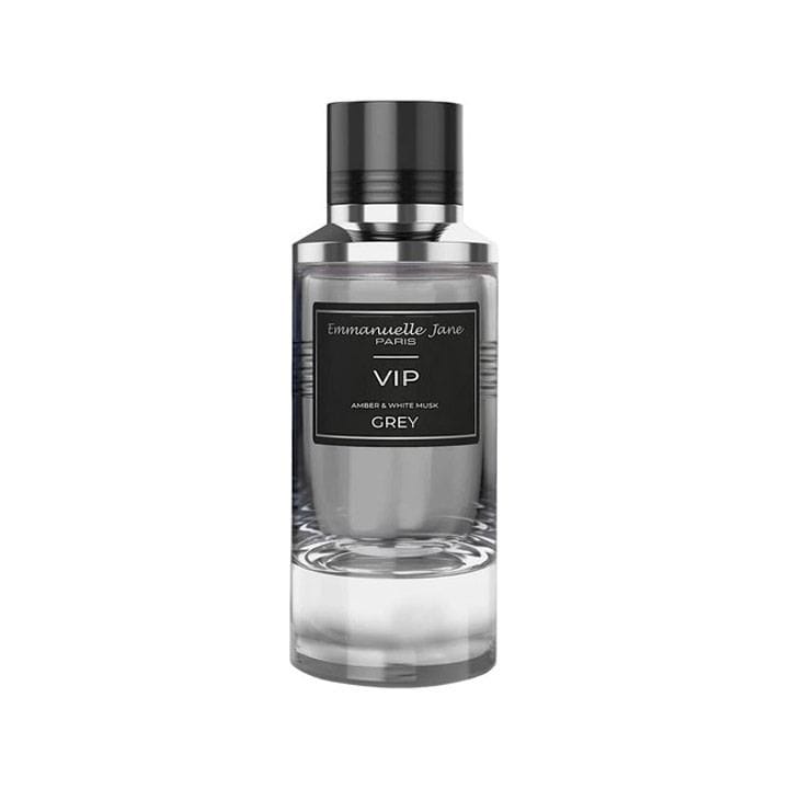 Emmanuelle Jane VIP Grey Unisex Eau de Parfum 90ml – Grapefruit, Jasmine & White Musk Woody Floral Long-Lasting Perfume | 370199