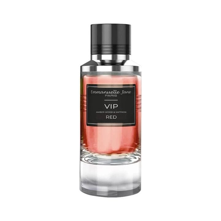 Emmanuelle Jane VIP Red Unisex Eau de Parfum 90ml – Sweet Fruity Accord, Floral Heart & Warm Amber Long-Lasting Perfume | 370236