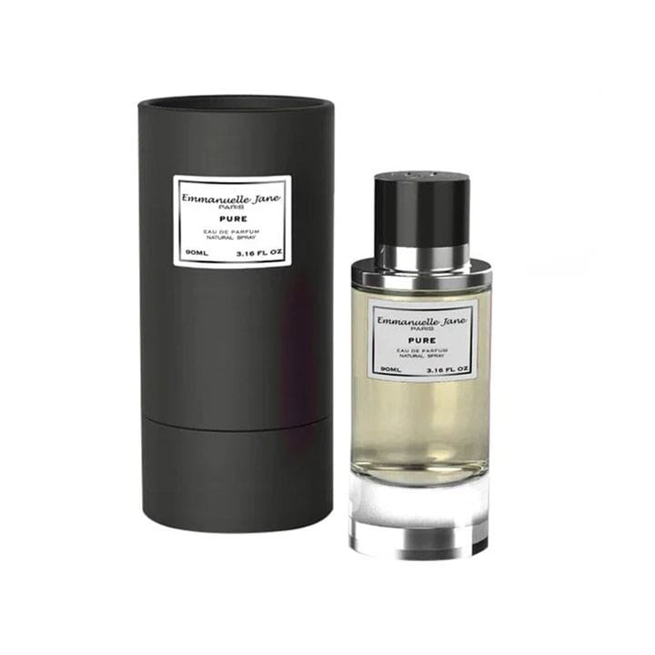 Emmanuelle Jane VIP Pure Unisex Eau de Parfum 90ml – Clean Citrus Accord, Soft Floral Notes & Musk Elegant Fragrance | 370915