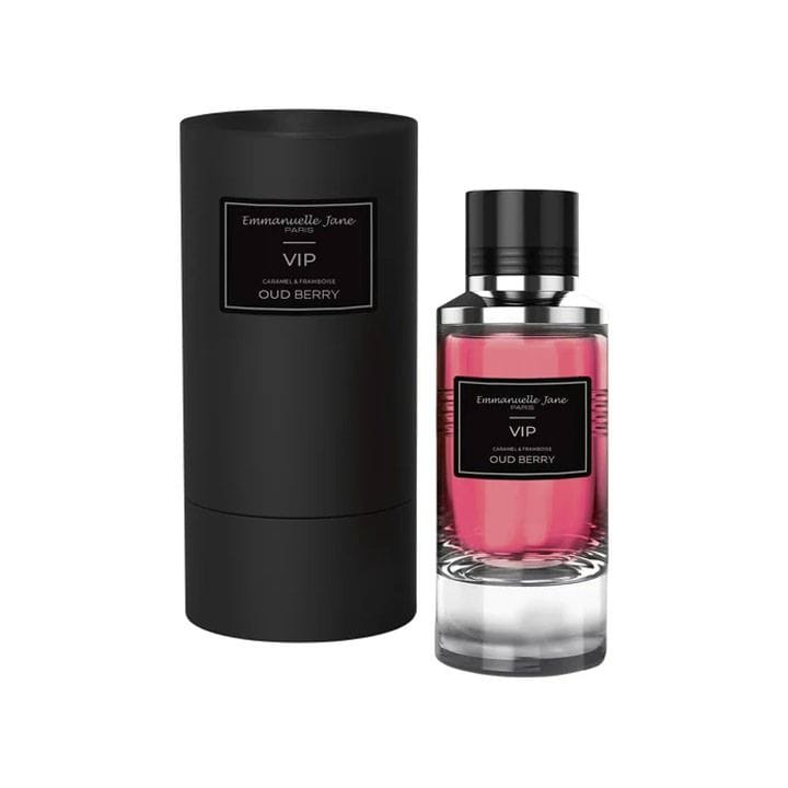 Emmanuelle Jane VIP Oud Berry Unisex Eau de Parfum 90ml – Raspberry, Caramel & Oud Sweet Oriental Long-Lasting Fragrance | 372124