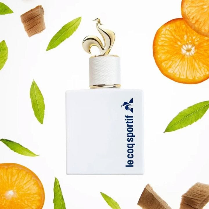 Le Coq Sportif Blanc Relax Unisex Eau de Parfum 100ml – Mandarin Citrus, Herbal Tea Infusion, Cedarwood & Musk Woody Long-Lasting Fragrance | LCS200003