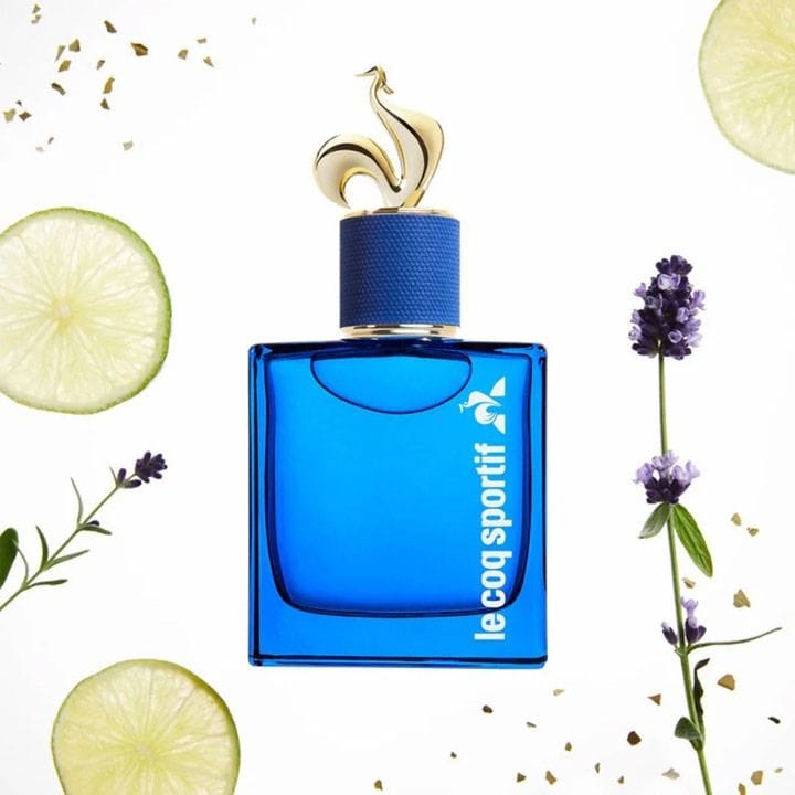 Le Coq Sportif Bleu Optimisme Eau de Parfum for Men 100ml – Bergamot, Lavender, Maté & Patchouli Woody Aromatic Long-Lasting Fresh Fragrance | LCS100003