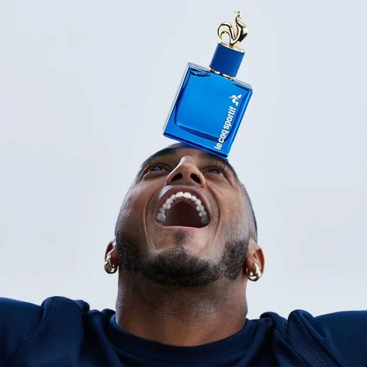 Le Coq Sportif Bleu Optimisme Eau de Parfum for Men 100ml – Bergamot, Lavender, Maté & Patchouli Woody Aromatic Long-Lasting Fresh Fragrance | LCS100003