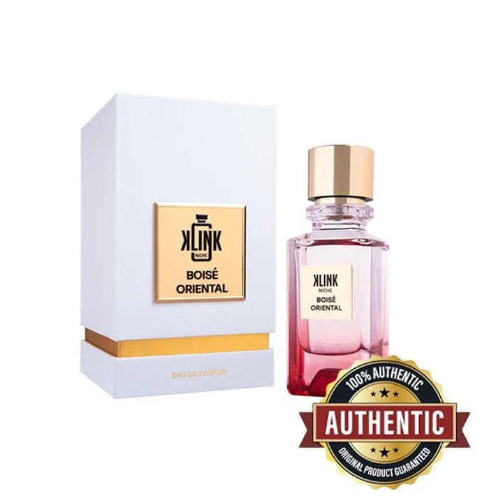 Klink Niche Boisé Oriental Unisex Eau de Parfum 100ml – Warm Woody, Amber & Spicy Notes with Metallic Aromatic Heart and White Floral Base | 5425039223919