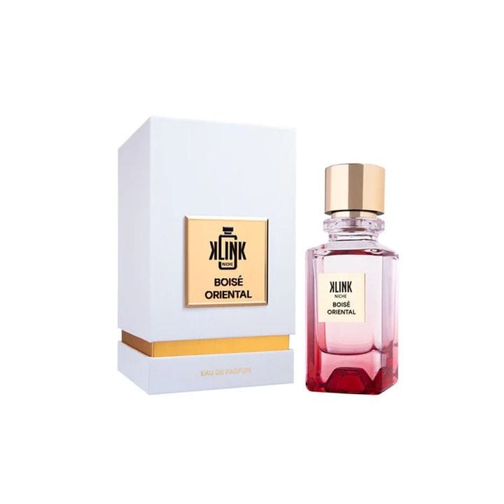 Klink Niche Boisé Oriental Unisex Eau de Parfum 100ml – Warm Woody, Amber & Spicy Notes with Metallic Aromatic Heart and White Floral Base | 5425039223919