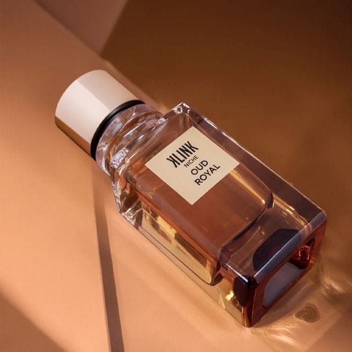 Klink Niche Oud Royal Unisex Eau De Parfum 100ML Fruity Citrus Smoky Floral Oud Vanilla Amber Rich Scent | Clear - 5425039223889