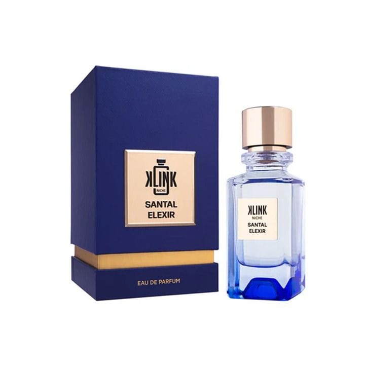 Klink Niche Santal Elixir Unisex Perfume 100ML Eau De Parfum Sandalwood Woody Creamy Musky Warm Long Lasting | Clear - 5425039223926