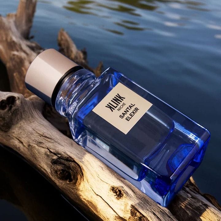 Klink Niche Santal Elixir Unisex Perfume 100ML Eau De Parfum Sandalwood Woody Creamy Musky Warm Long Lasting | Clear - 5425039223926