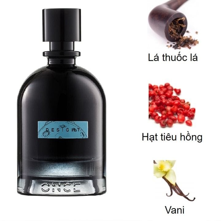 Once Perfume Desight Unisex Perfume 100ML Eau De Parfum Tobacco Vanilla Spicy Amber Patchouli Warm Long Lasting | Clear - 80536229626801