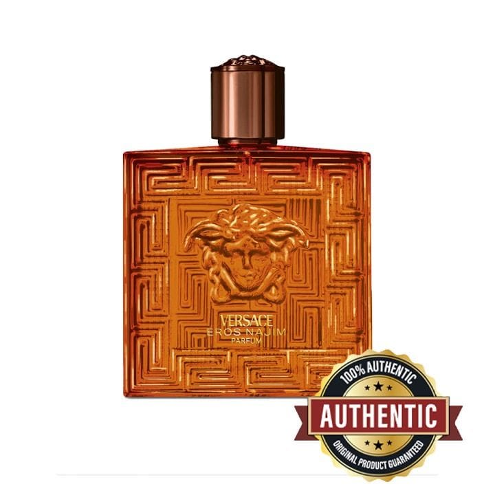 Versace Eros Najim Parfum for Men 200ml – Cardamom, Oud Wood, Saffron & Patchouli Warm Spicy Oriental Luxury Fragrance