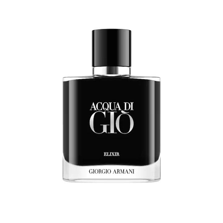 Armani Acqua di Giò Elixir for Men 50ml – Marine Notes, Bergamot, Violet Leaf & Patchouli Deep Woody Aquatic Intense Fragrance