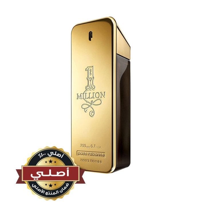 عطر باكو رابان وان مليون أو دو تواليت للرجال 200 مل – يوسفي دموي، قرفة، ورد وجلد – عطر حار دافئ