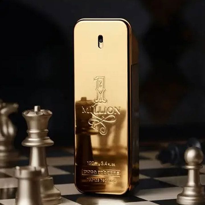 Paco Rabanne 1 Million Eau de Toilette for Men 200ml – Blood Mandarin, Cinnamon, Rose & Leather Warm Spicy Fragrance