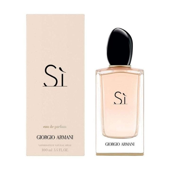Armani Sì Eau de Parfum for Women 100ml – Blackcurrant Nectar, Rose, Freesia, Patchouli & Vanilla Chypre Fruity Fragrance