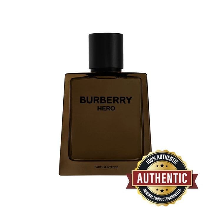 Burberry Hero Parfum Intense for Men 100ml – Black Pepper, Leather Accord, Cedarwood Trio & Amber Woody Spicy Fragrance