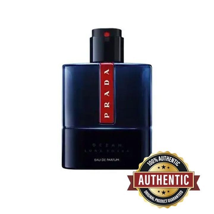 Prada Luna Rossa Ocean Eau de Parfum for Men 100ml – Bergamot, Iris, Sage & Vetiver Amber Woody Fragrance