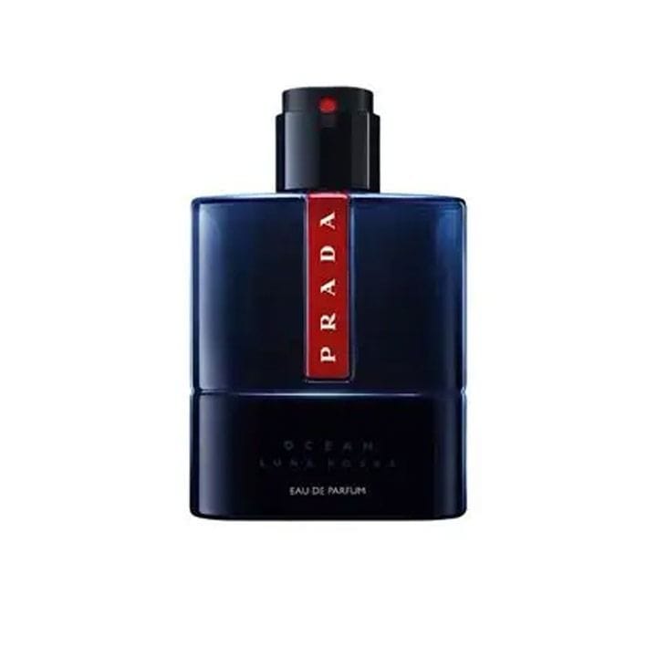 Prada Luna Rossa Ocean Eau de Parfum for Men 100ml – Bergamot, Iris, Sage & Vetiver Amber Woody Fragrance