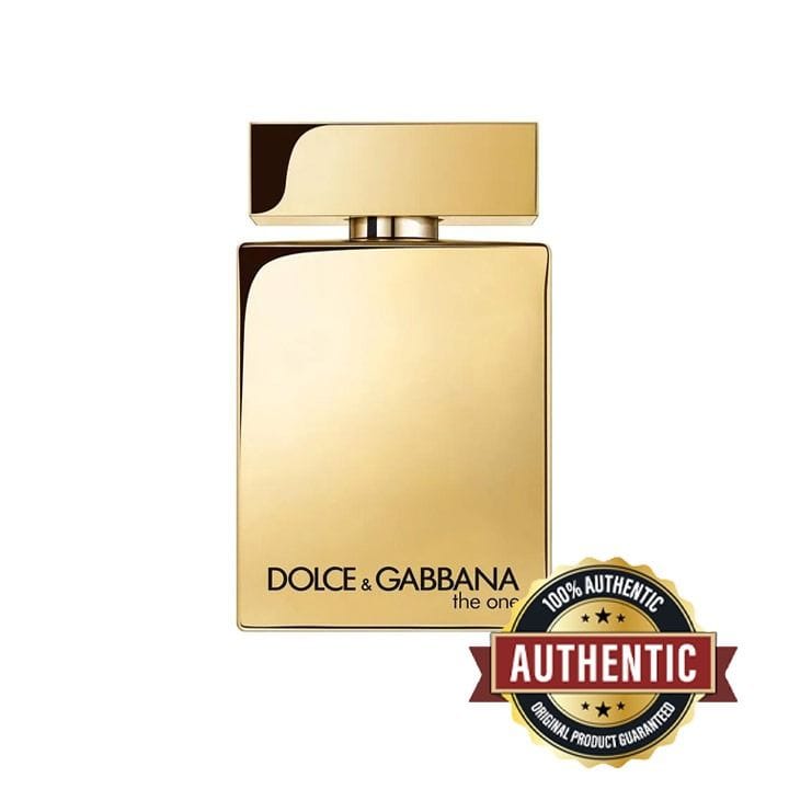 Dolce & Gabbana The One Gold Eau de Parfum Intense for Men 100ml – Blood Orange, Clary Sage, Geranium & Patchouli Fragrance