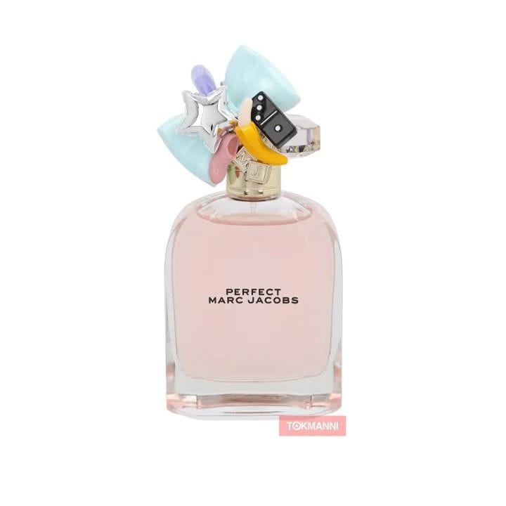 Marc Jacobs Perfect Eau de Parfum for Women 100ml – Rhubarb, Daffodil, Almond Milk & Cashmeran Soft Floral Fragrance