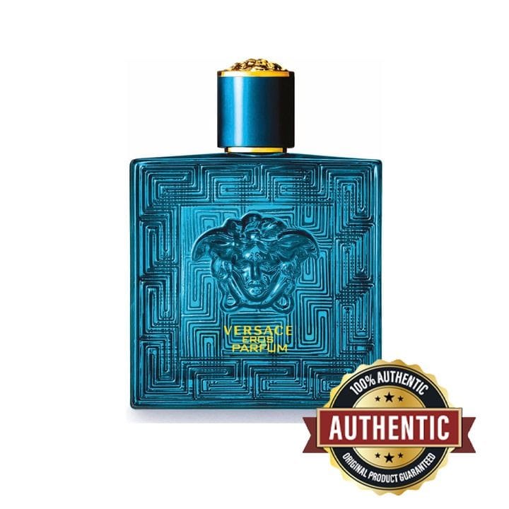 Versace Eros Eau de Parfum for Men 100ml – Mint, Italian Lemon, Apple, Tonka Bean & Vanilla Woody Aromatic Fragrance