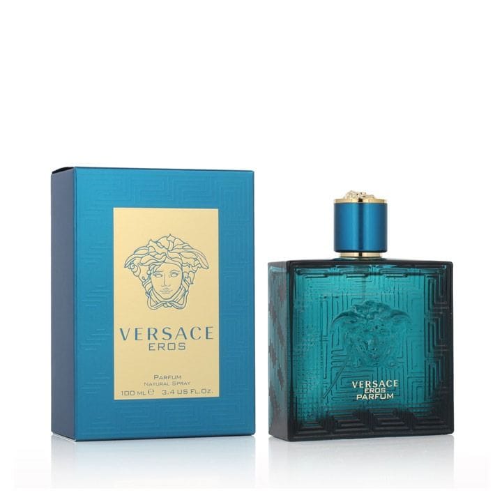 Versace Eros Eau de Parfum for Men 100ml – Mint, Italian Lemon, Apple, Tonka Bean & Vanilla Woody Aromatic Fragrance