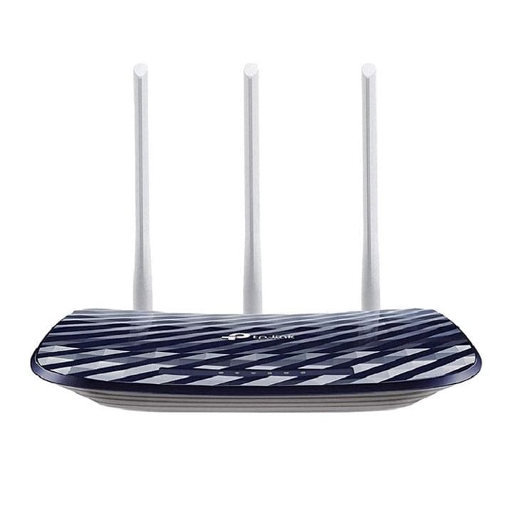 TP-Link AC750 Wireless Dual-Band Router – 750Mbps Speed, 5GHz + 2.4GHz Bands, 3 External Antennas, IPTV & Easy Setup | Blue