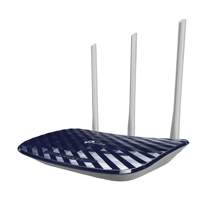TP-Link AC750 Wireless Dual-Band Router – 750Mbps Speed, 5GHz + 2.4GHz Bands, 3 External Antennas, IPTV & Easy Setup | Blue