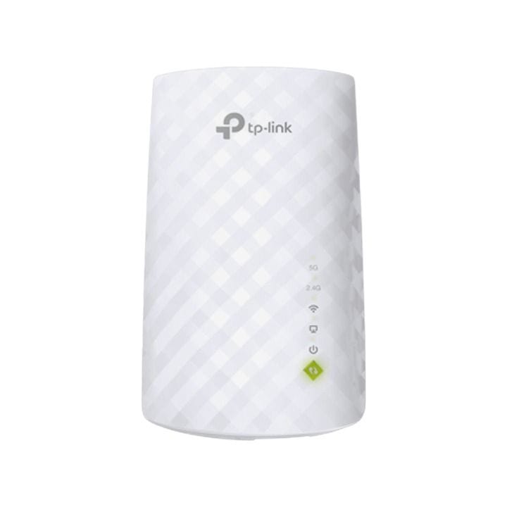 TP-Link RE200 AC750 Wi-Fi Range Extender – Dual-Band 750Mbps, Ethernet Port, Smart Signal Indicator & Universal Router Compatibility | White