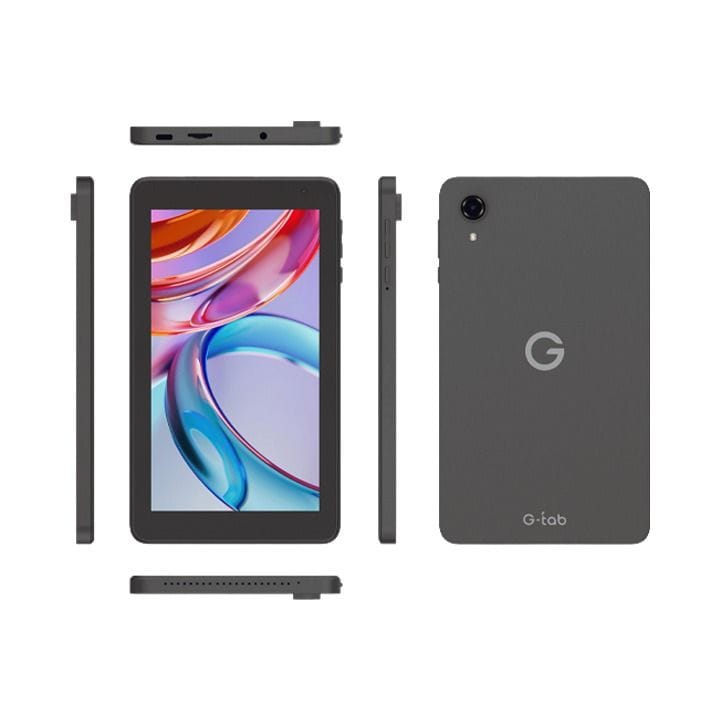 G-Tab Wi-Fi 3GB 64GB Tablet For Kids 7 Inch, IPS Display With 600x1024 Resolution, Allwinner A333 Processor, 3000mAh Battery - Pink - Pad7