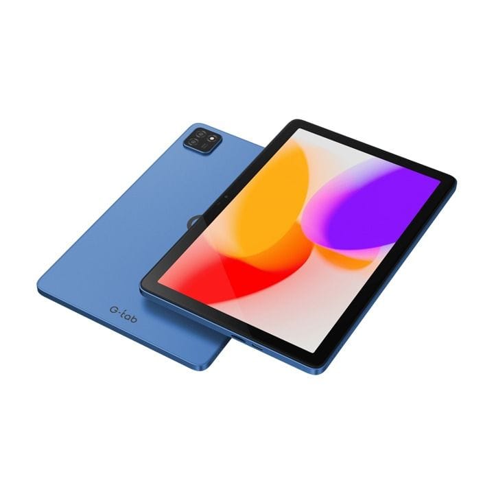 G-Tab 4GB RAM 128GB ROM 5G Android Tablet 10.1 Inch, Latest Android 15 With Allwinner A333 Quad-Core Processor, Long-Lasting 5000mAh Battery - Blue - T9 Pro