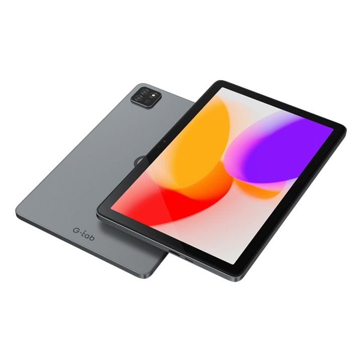 G-Tab 4GB RAM 128GB ROM 5G Android Tablet 10.1 Inch, Latest Android 15 With Allwinner A333 Quad-Core Processor, Long-Lasting 5000mAh Battery - Gray - T9 Pro