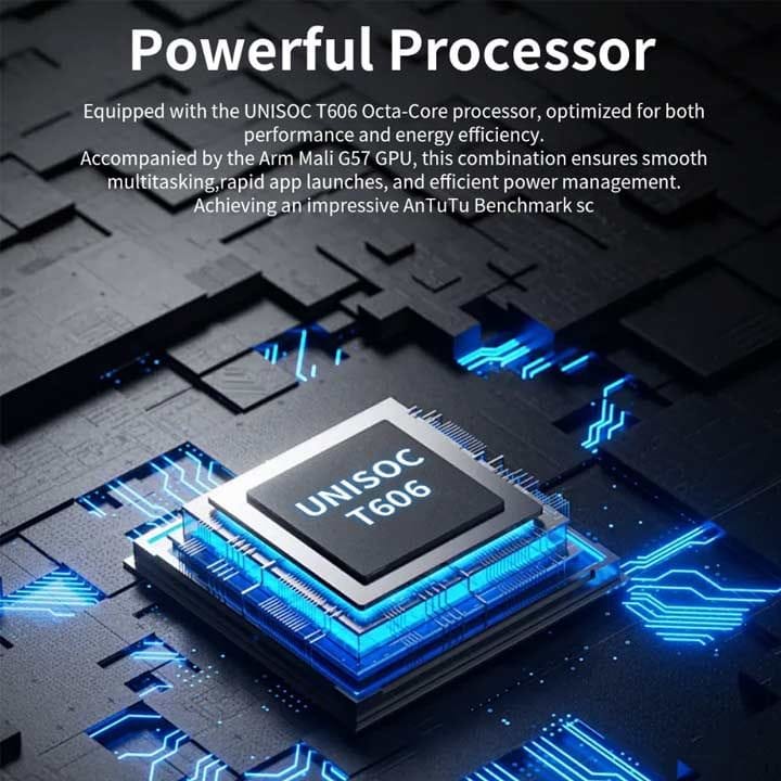 G-Tab Pad 10 Pro 6GB RAM 128GB ROM 5G + Wi-Fi Tablet 10.1 Inch, Latest Android 15, 6580mAh Battery, 13MP + 5MP Camera, Octa-Core Processor - Gray