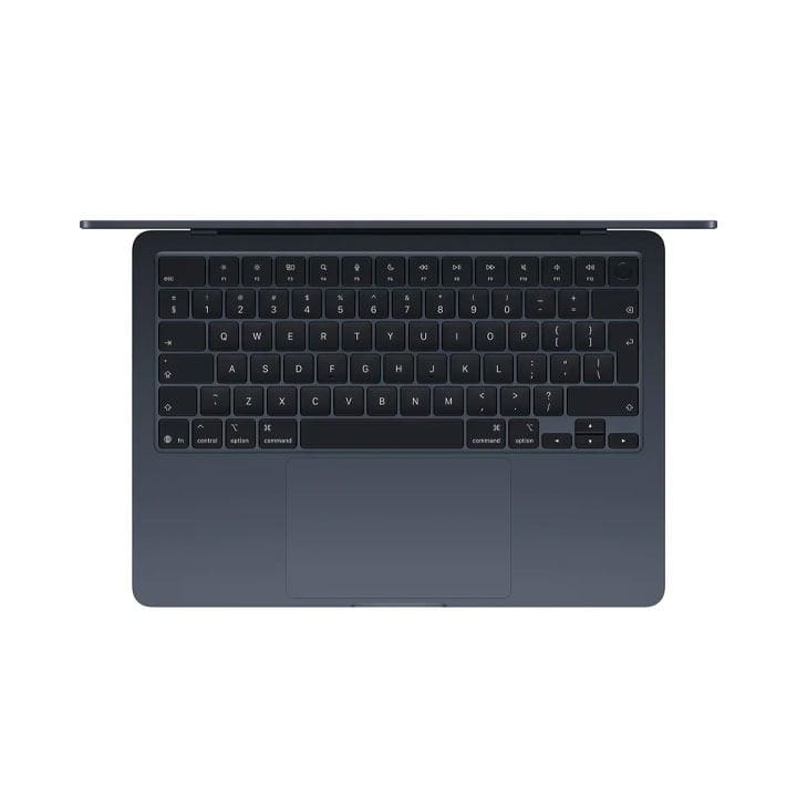 حاسوب محمول ماك بوك إير مقاس 13 بوصة – شريحة إم 5، معالج مركزي عشاري النواة، معالج رسومي ثماني النواة، ذاكرة عشوائية 16 جيجابايت، سعة تخزين 512 جيجابايت، شاشة ريتينا ليكويد، بطارية تدوم طوال اليوم | لون منتصف الليل – MDHE4AB/A